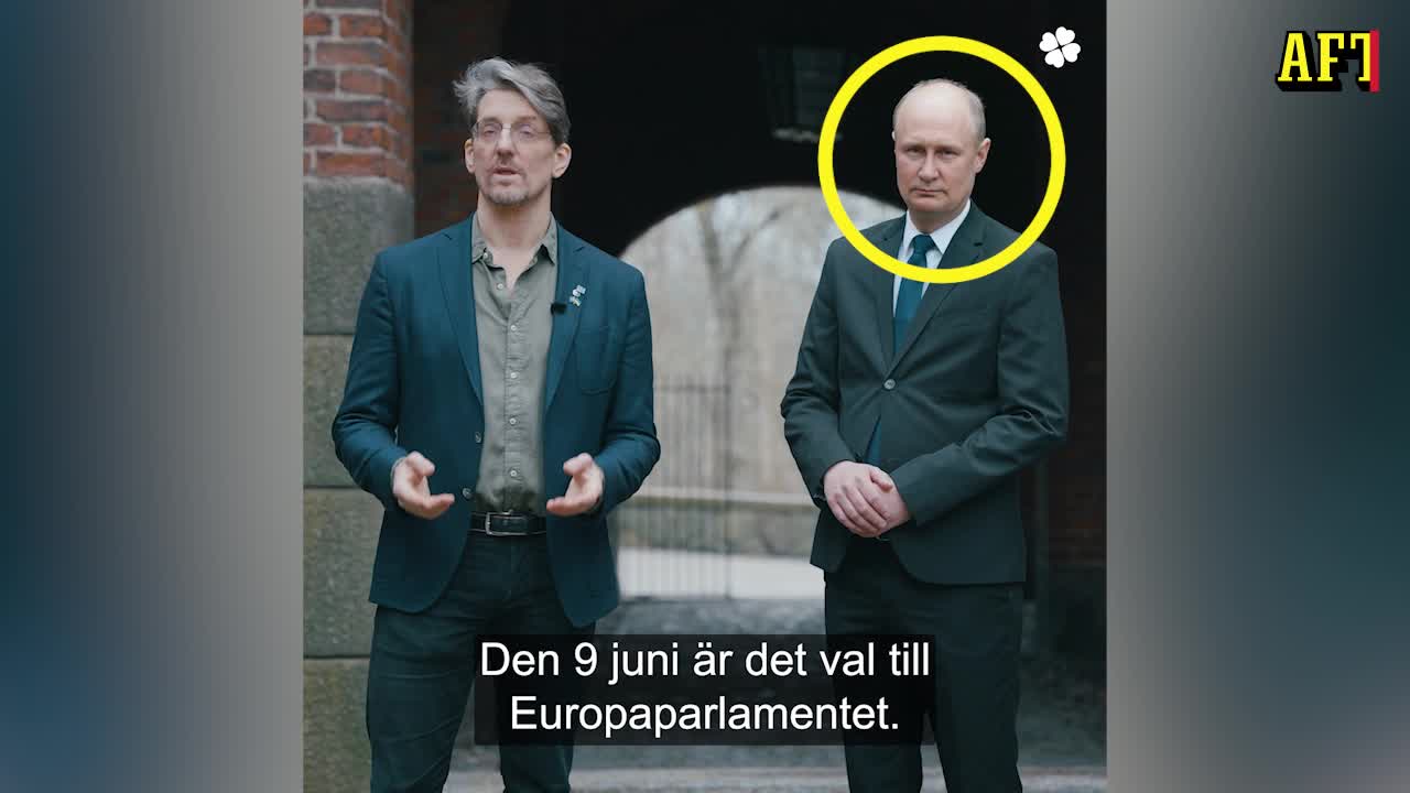 Här är AI-Putin i Centerpartiets reklamfilm