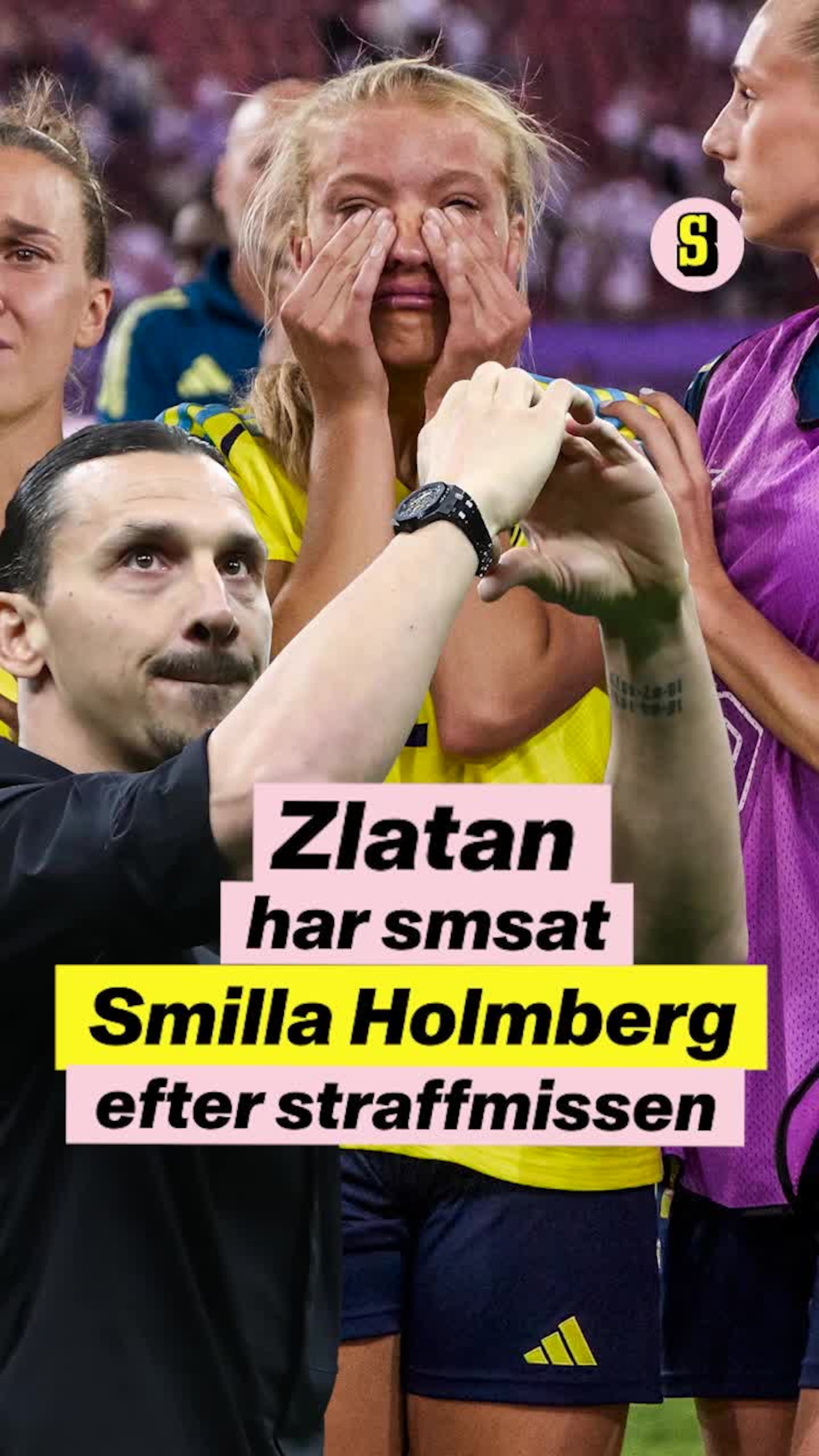 Zlatans sms till Smilla: "Är grym”