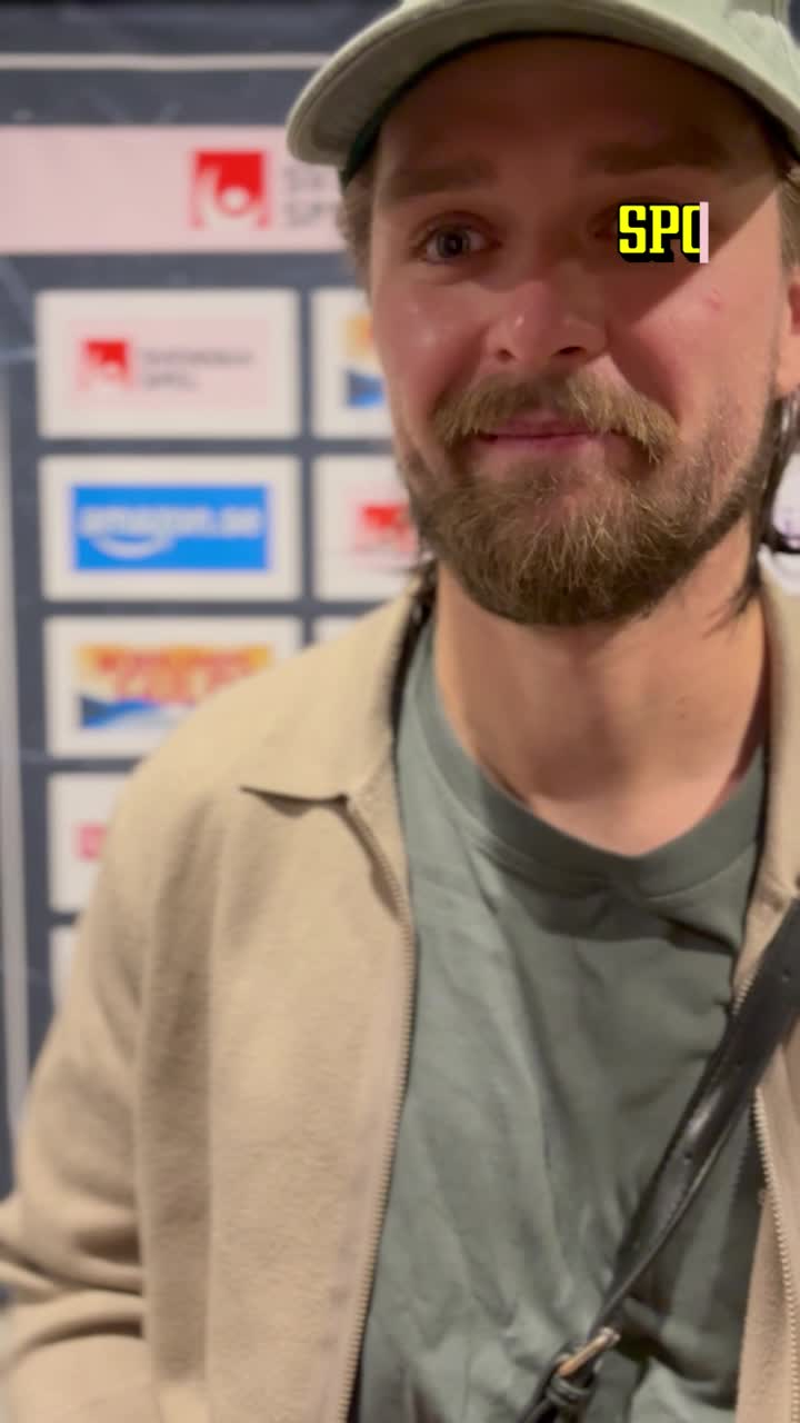 Linus Johansson efter förlusten mot Frölunda