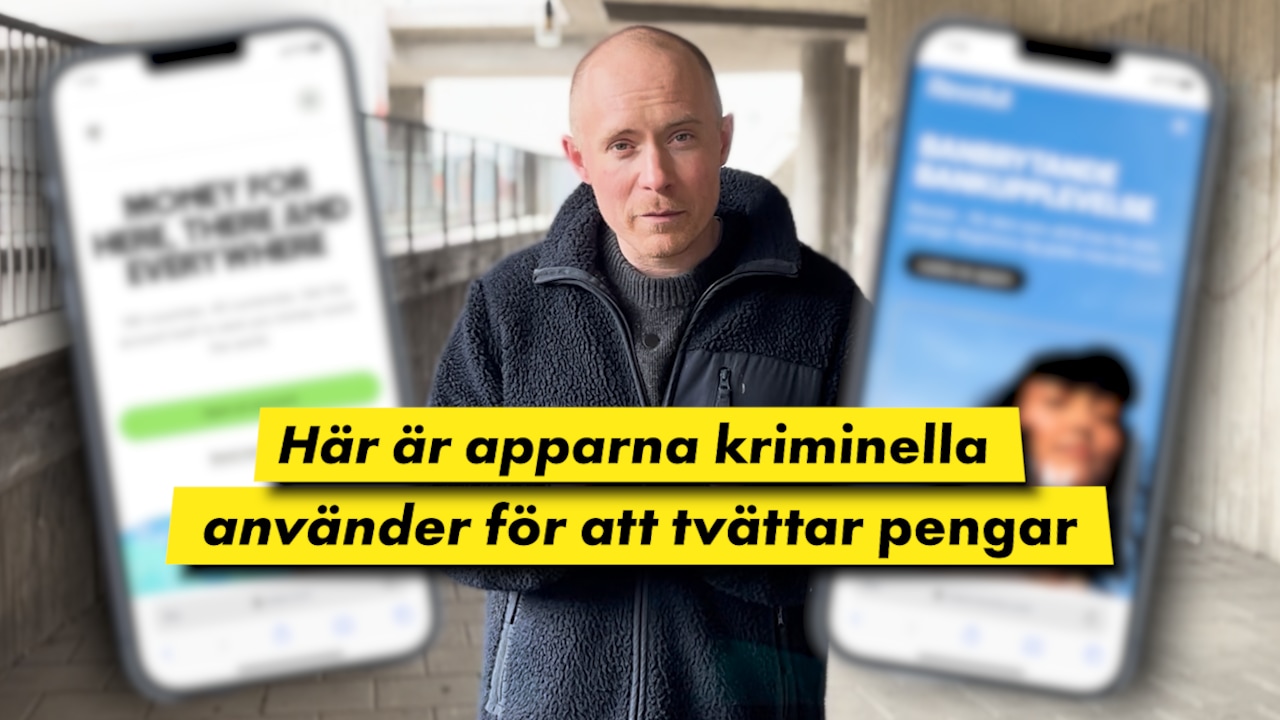 Här är apparna kriminella använder för att tvätta pengar