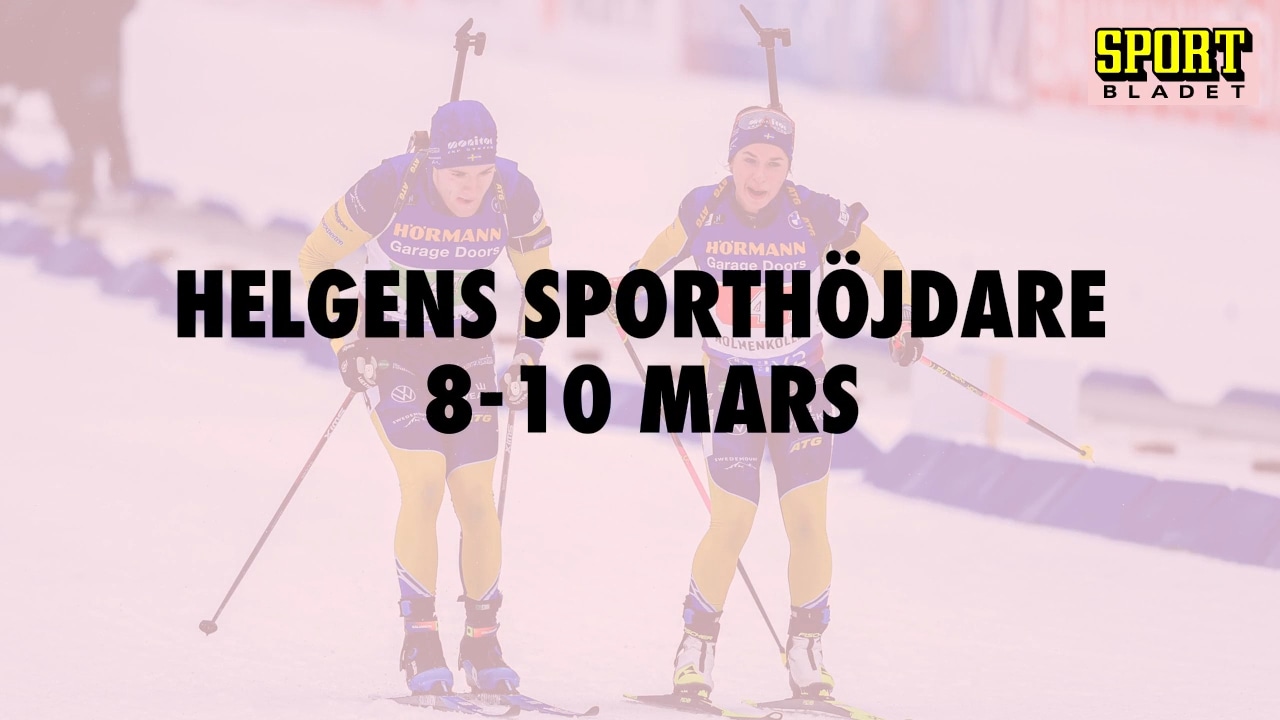 Här är helgens sporthöjdare 8-10 mars