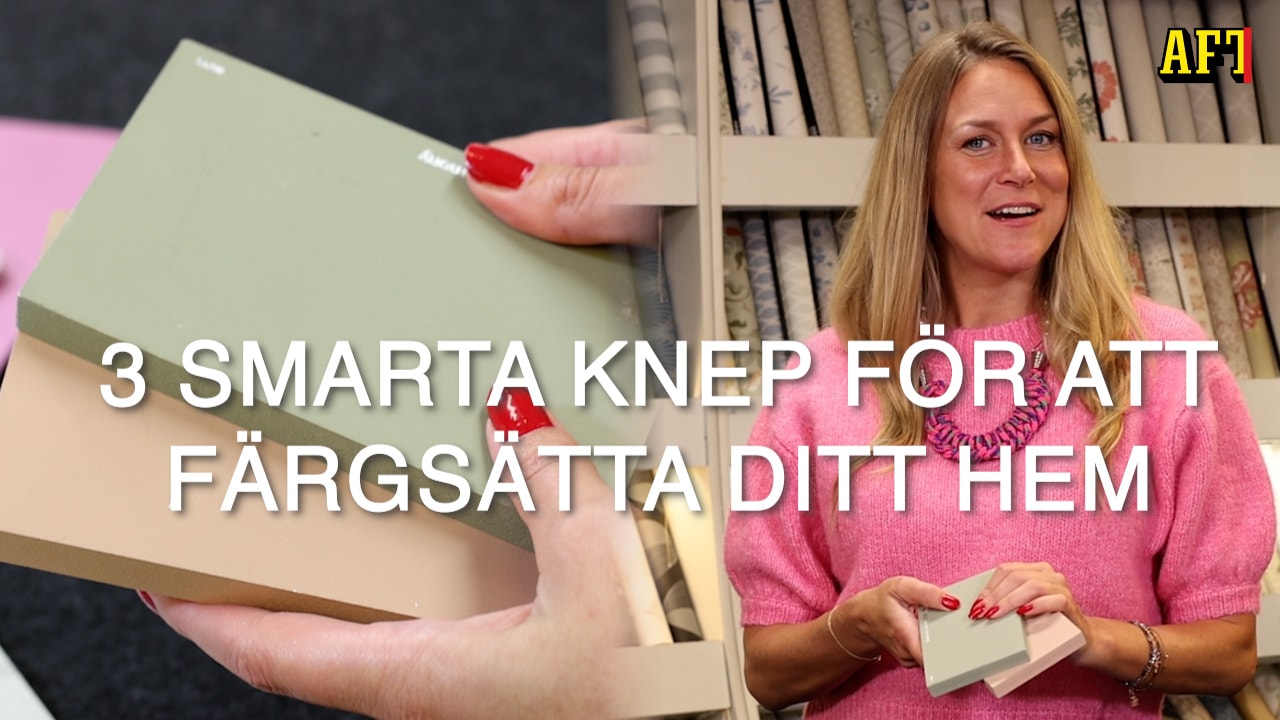 3 smarta knep för färgsättning av hemmet