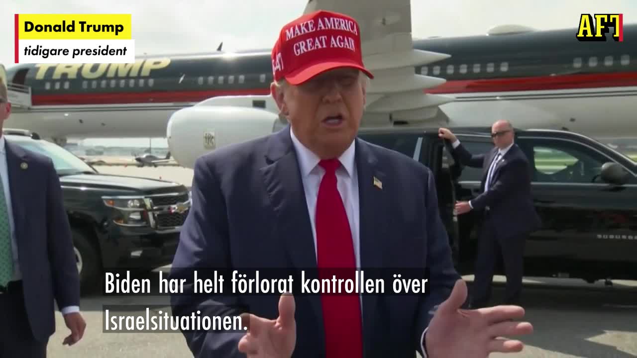 Trump: ”Biden har övergivit Israel – han är en låg-IQ-individ”