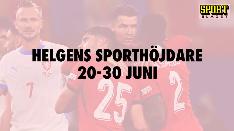 Här är helgens sporthöjdare 21–23 juni