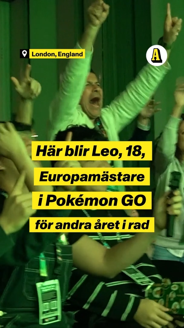 Här vinner Leo, 18, EM – i Pokémon GO