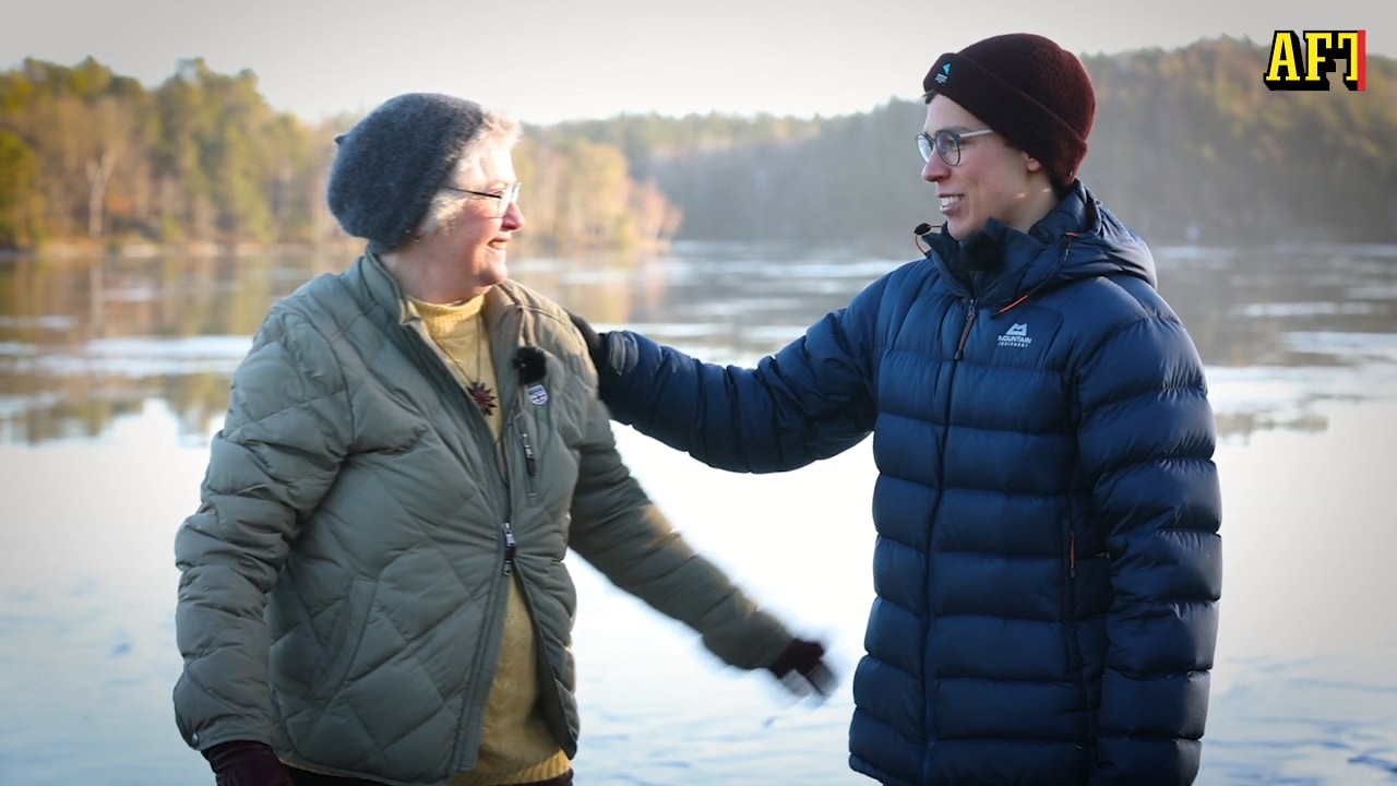Hugo, 26, räddade kvinna ur isvak: "Det var min instinkt"