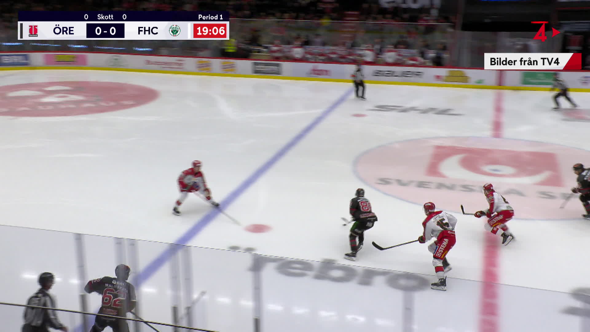 Här sätter Rydahl sitt första mål för Frölunda