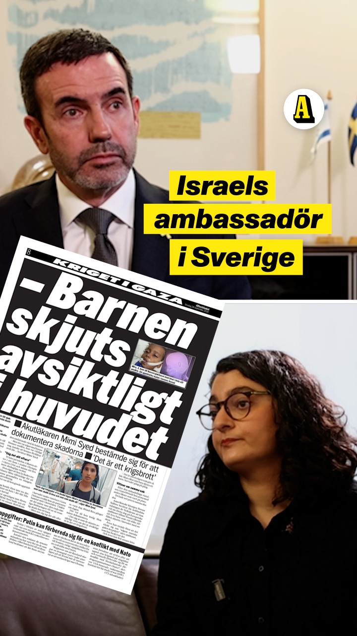 Israels ambassadör om skjutna barnen: ”Falska anklagelser”