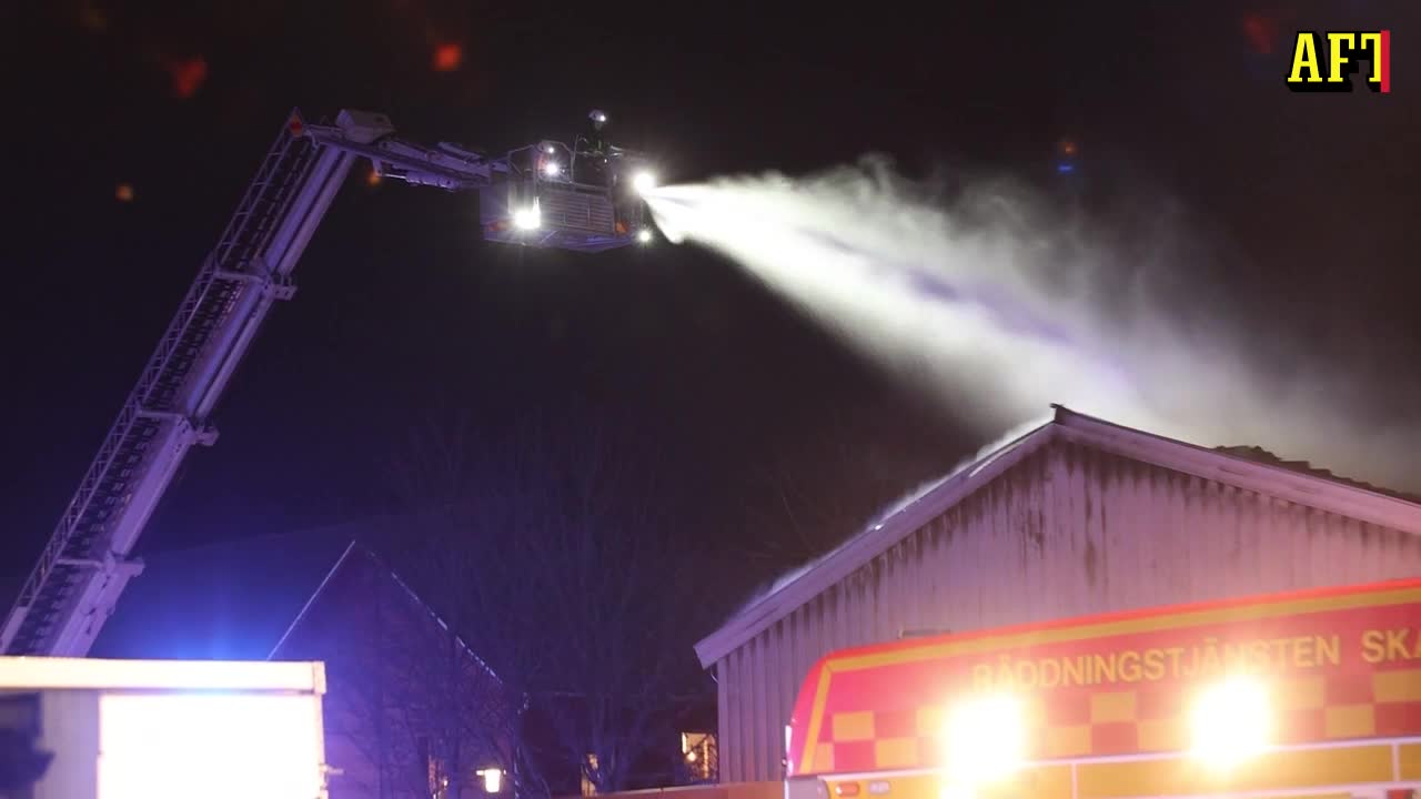 Brand i bostadshus I Vara