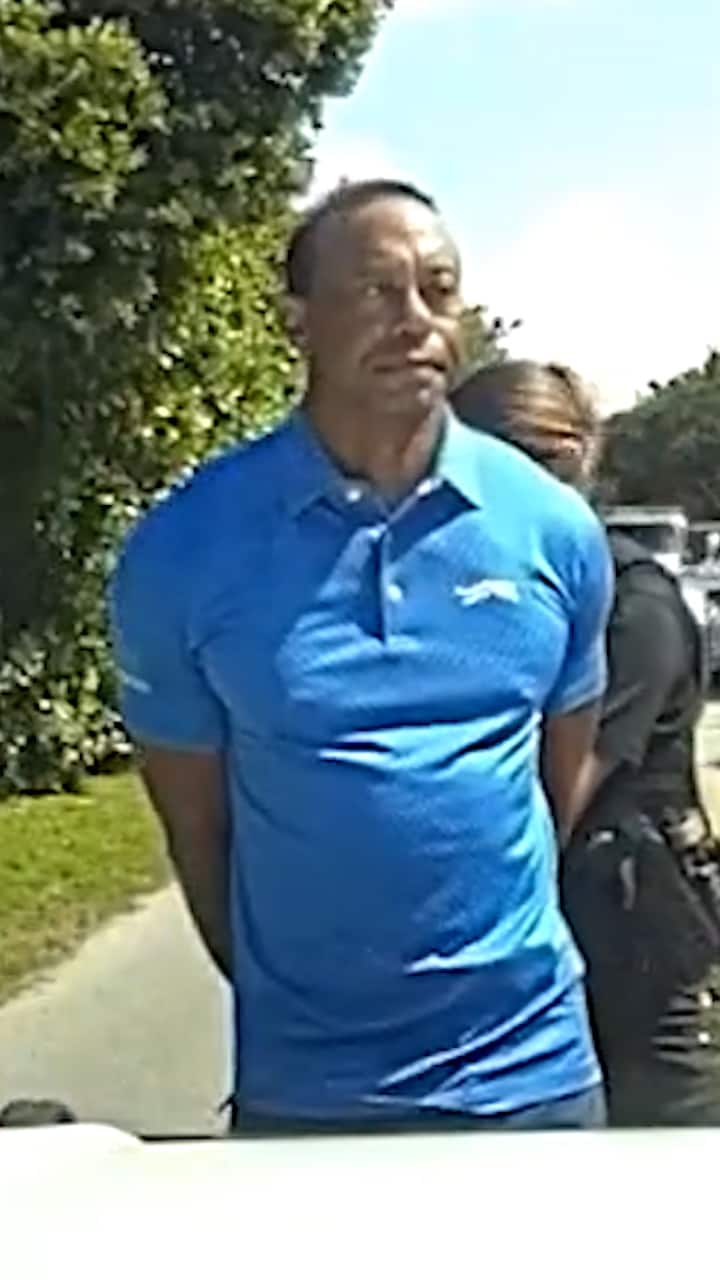 Här grips Tiger Woods – se polisens video