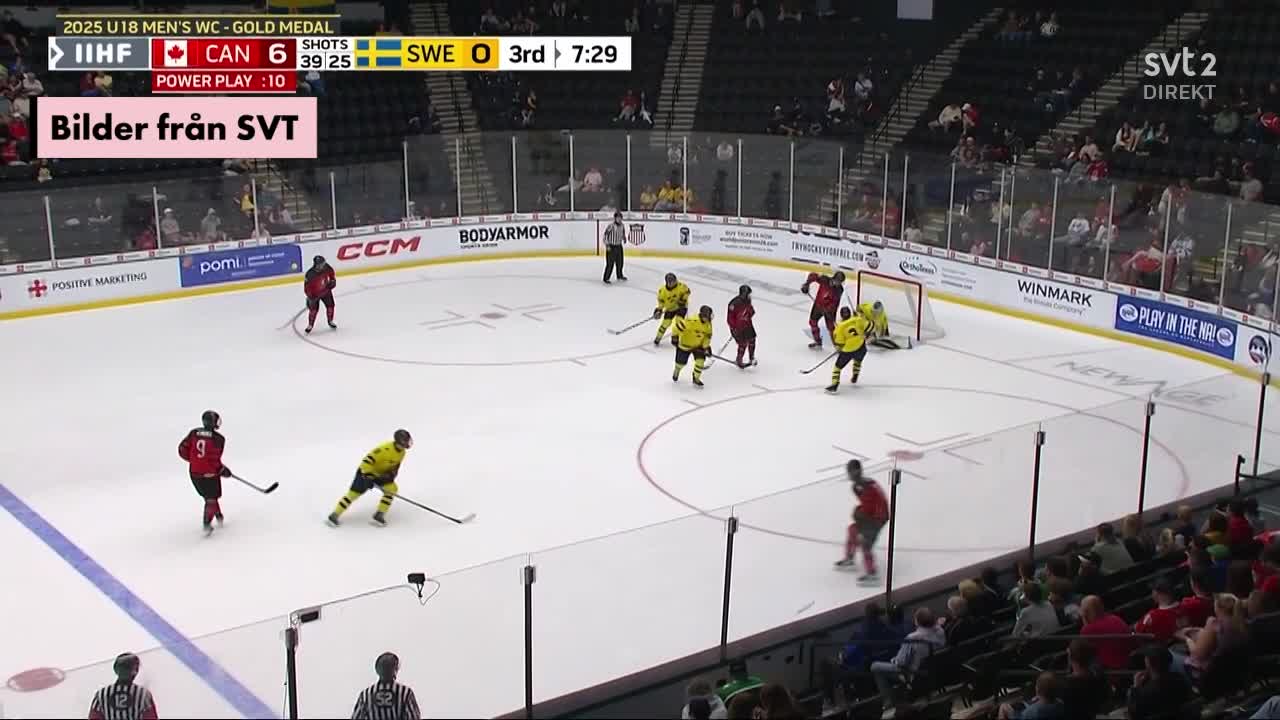 Kanadas glädje efter U18-guldet – Krossade Sverige