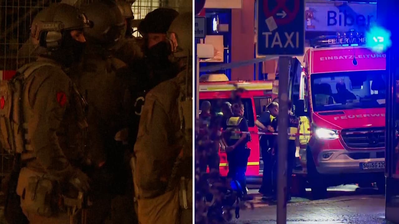 Flera personer döda och skadade i knivattack i Tyskland