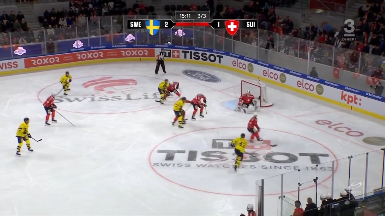 Stjärnduo visade vägen – när Tre Kronor vann mot Schweiz