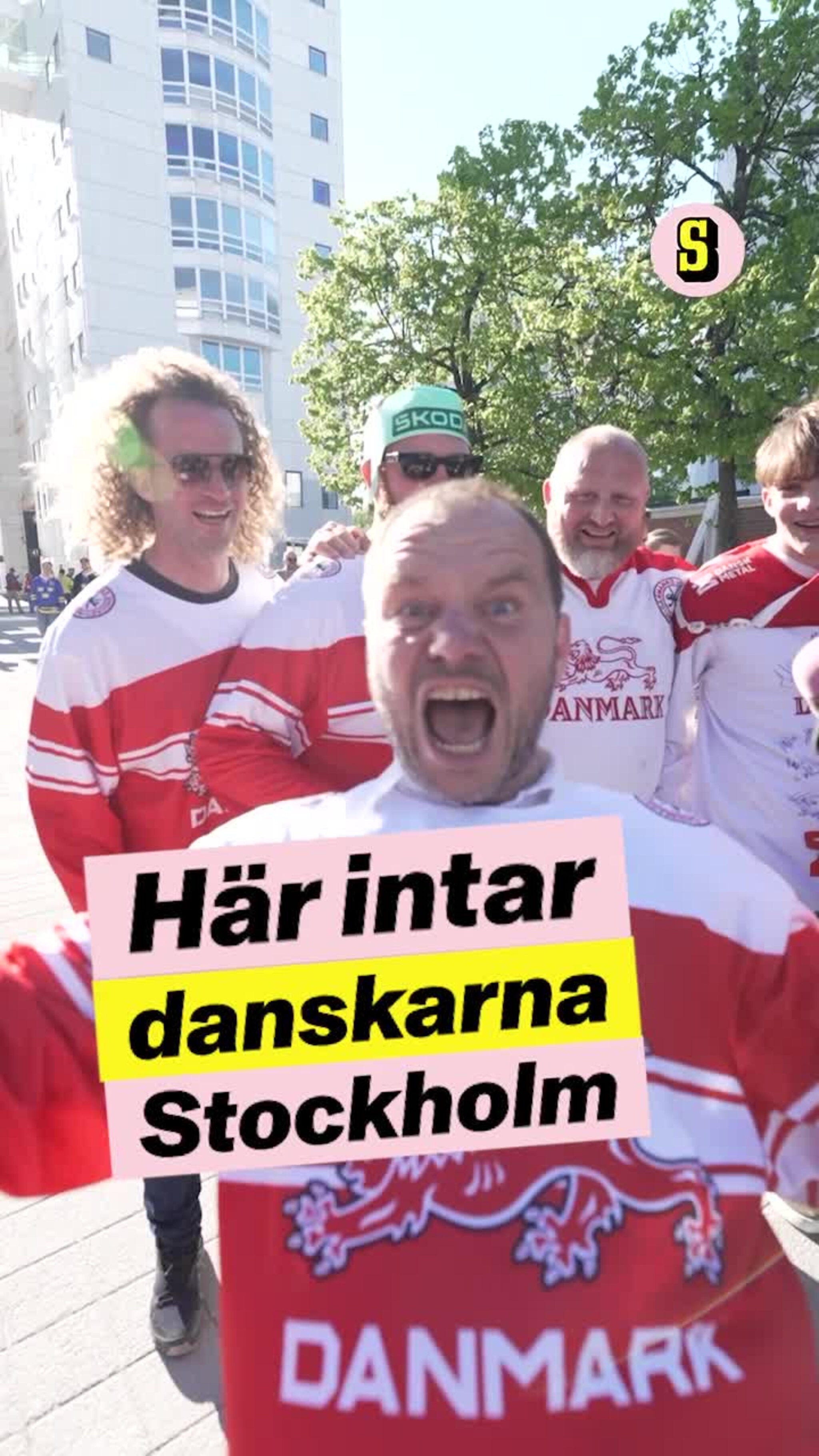 Här intar danskarna Stockholm