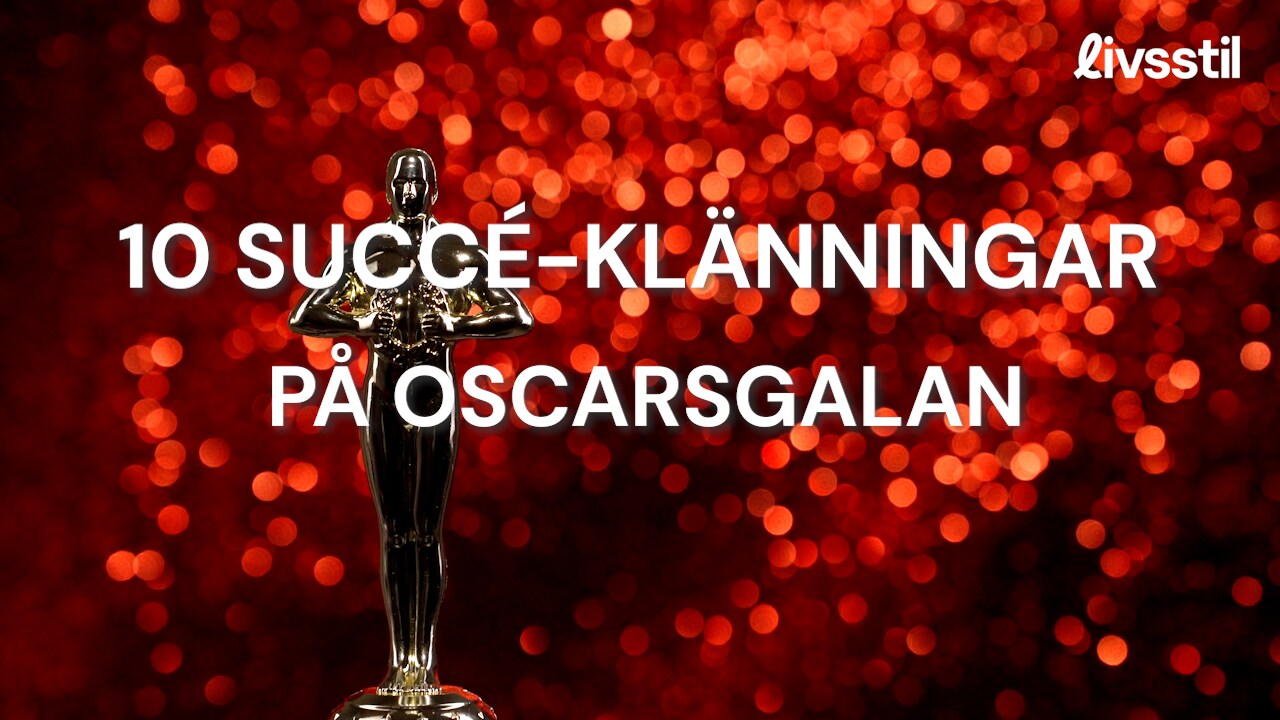 10 succé-klänningar på Oscarsgalan