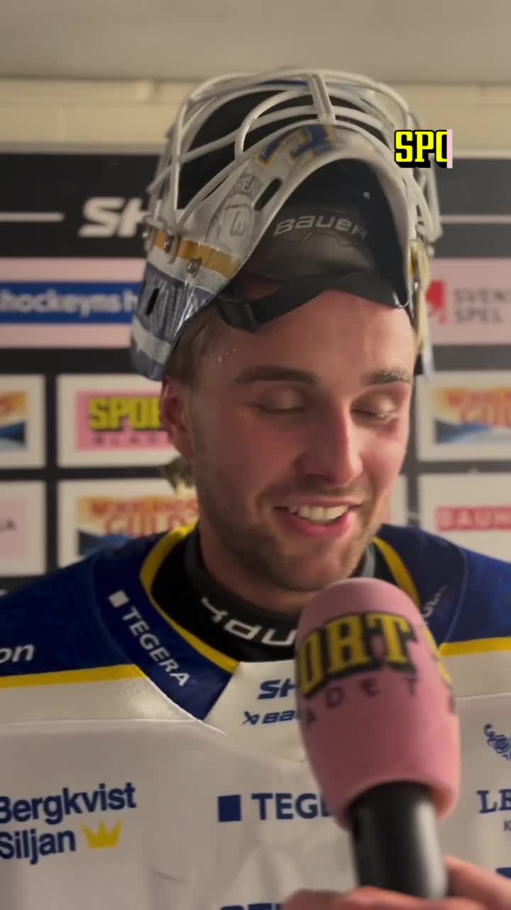 Jakob Hellsten efter första SHL-vinsten: "Gåshud"