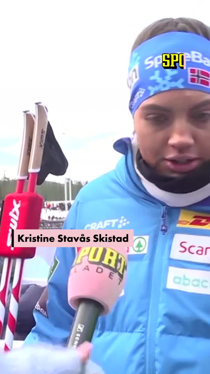 Kristine Stavås Skistad om silvret i sprinten - Aftonbladet TV