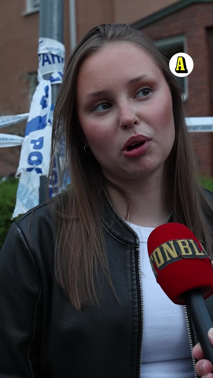 Tyra, 21, bor nära platsen för morden i Uppsala: &ldquo;Livrädd&rdquo;