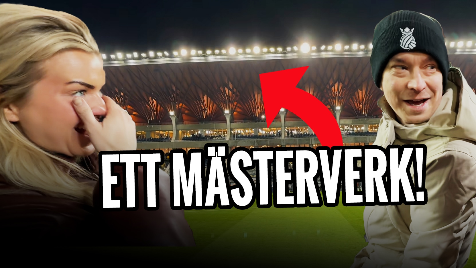Ser toppmatch på unika arenan: ”Vad är det här?”