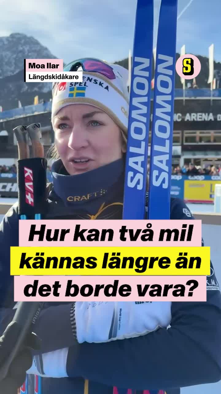 Ilar efter andraplatsen hon spurtade hem