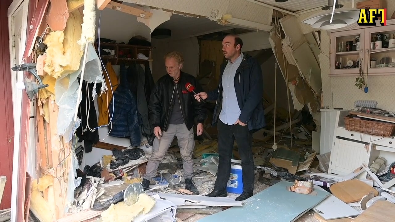 Bilen kraschade in i Peters hus – efter dödsskjutningen