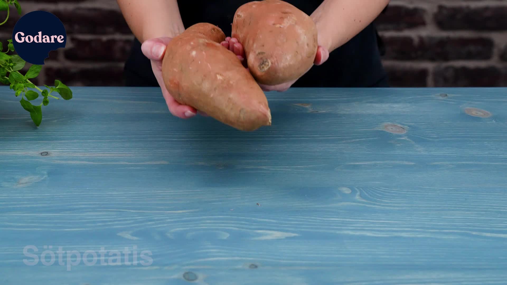 Sötpotatischips i mikron