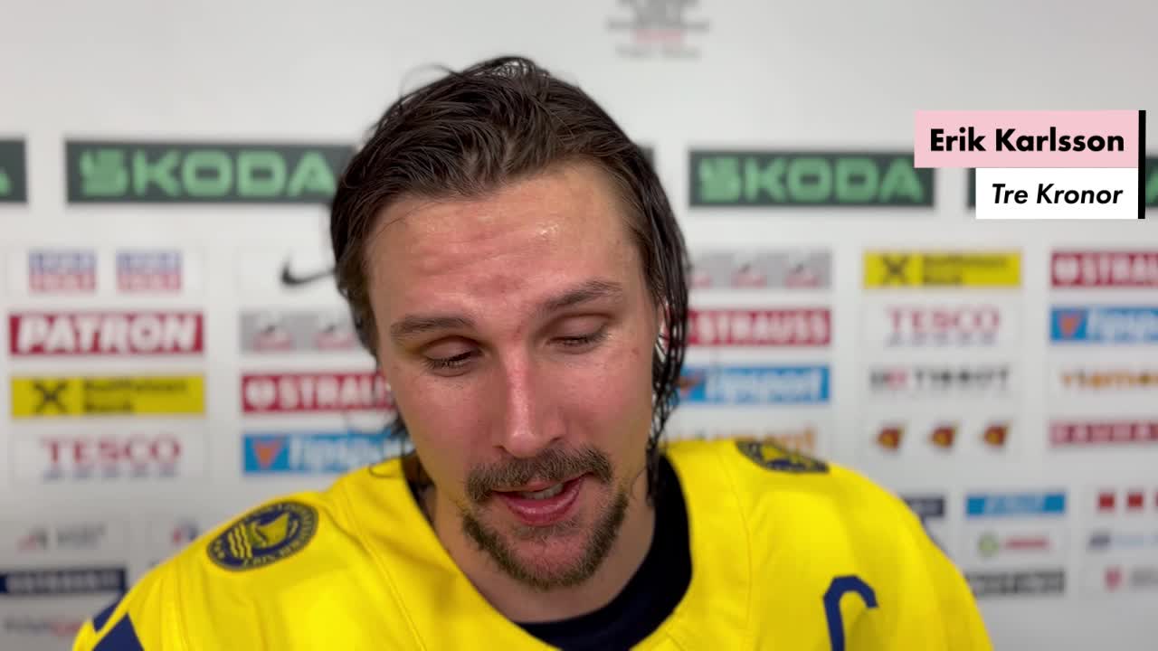 Erik Karlsson: &ldquo;Blir inte så mycket bättre än så&rdquo;