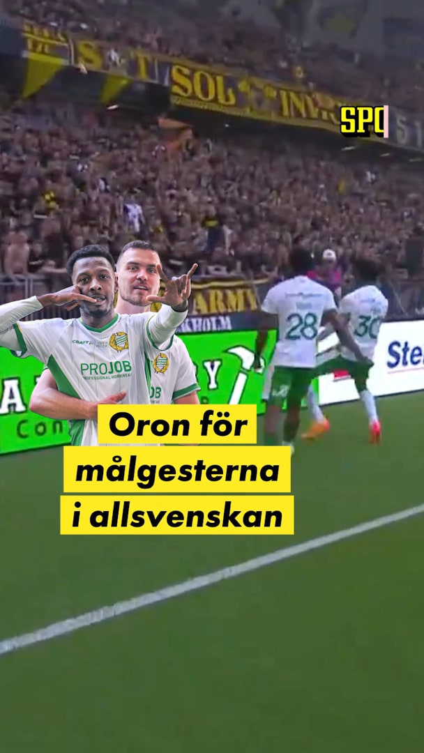 Oron för målgesterna i allsvenskan