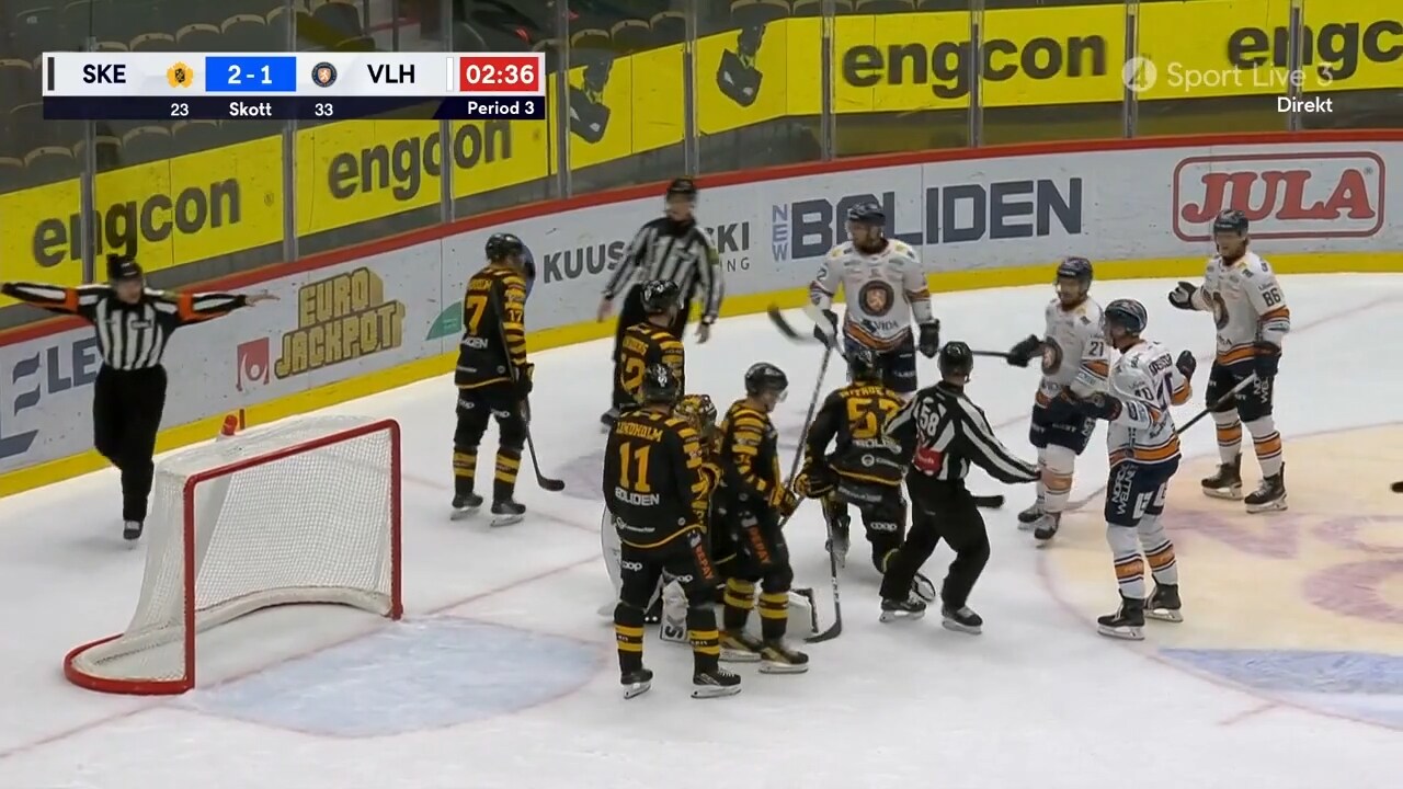 Här döms målet bort – med två minuter kvar