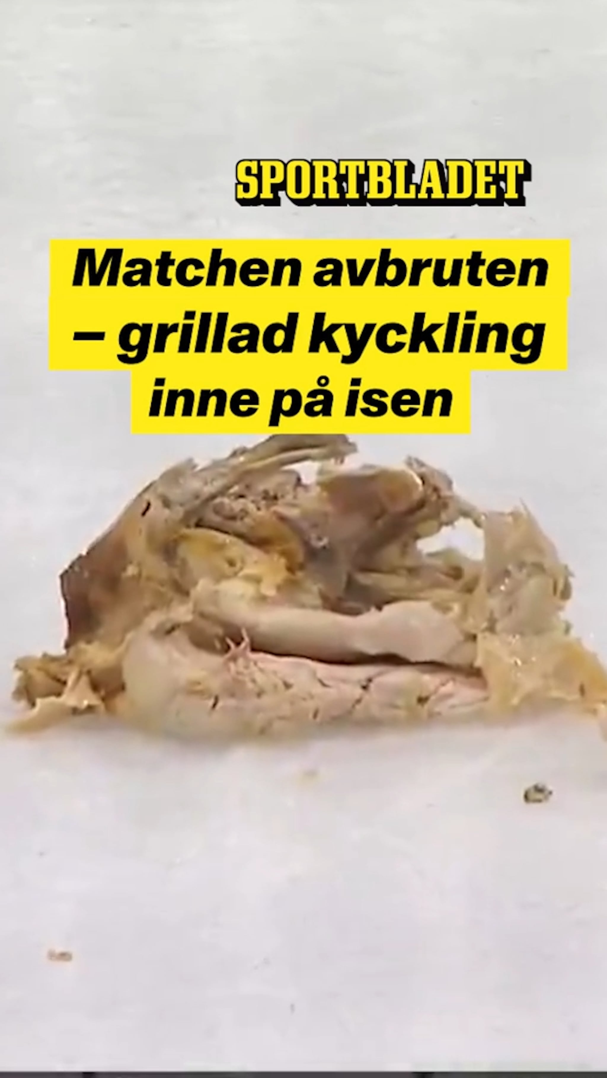 Hur hamnade den på isen?