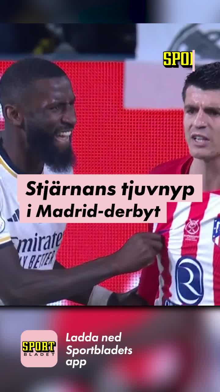Antonio Rüdigers tjuvnyp på Alvaro Morata