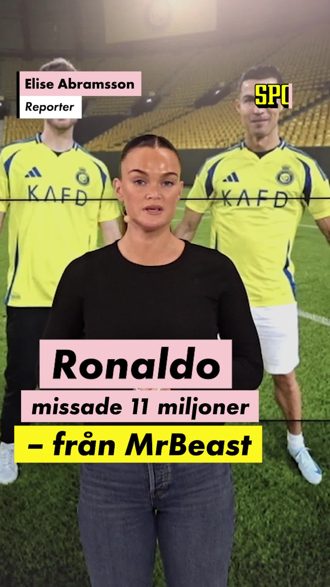 CR7 gick miste om pengarna från MrBeast