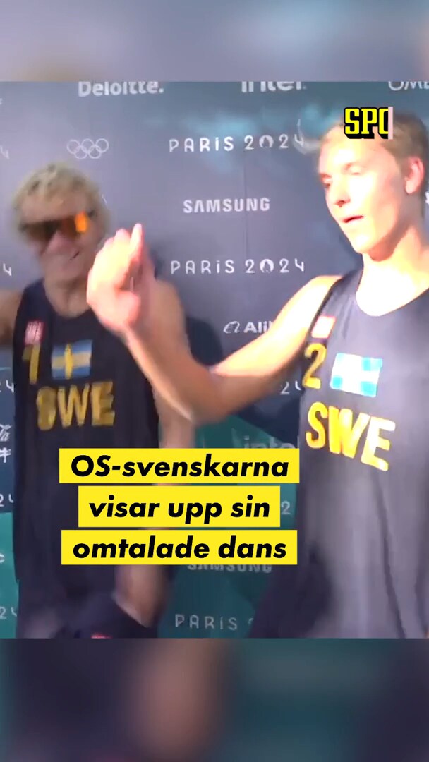 OS-svenskarna visar upp sin omtalade dans