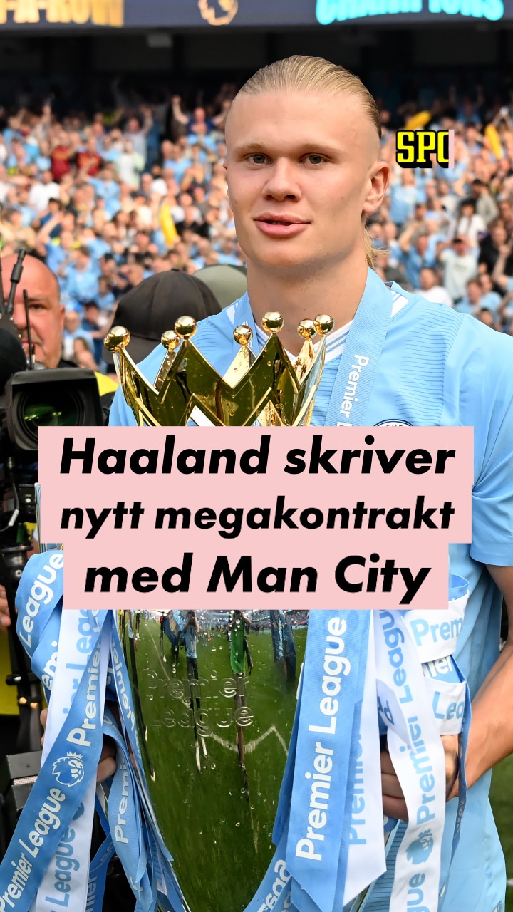 Haaland skriver nytt jättekontrakt med City