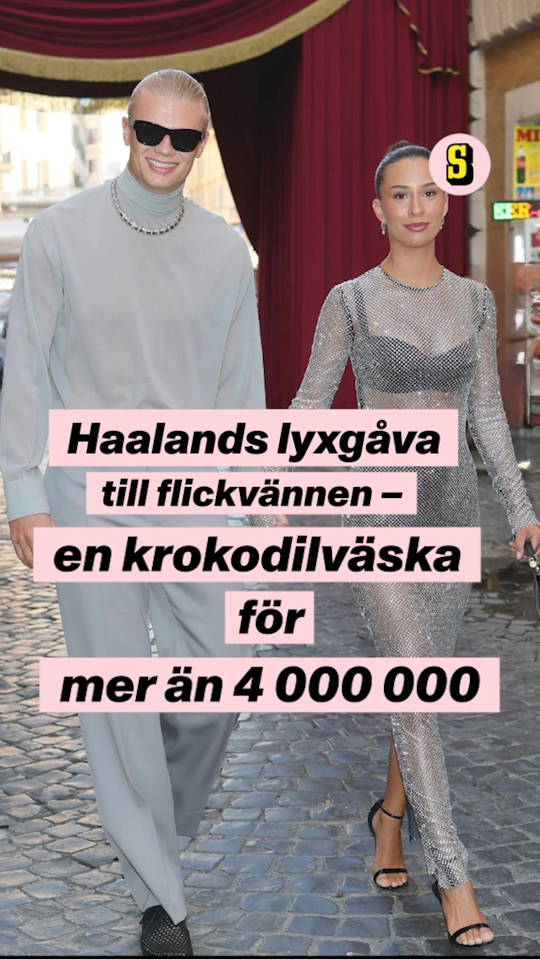 Haalands lyxgåva – krokodilväska för 4,2 miljoner