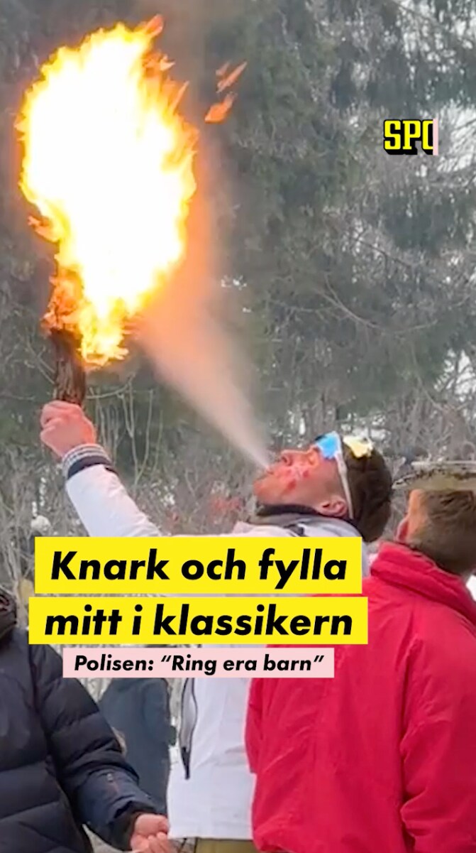 Knark och fylla mitt under loppen i Holmenkollen