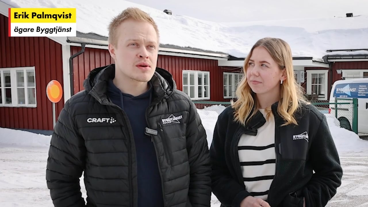 Erik och Josefine går emot trenden i byn Hoting
