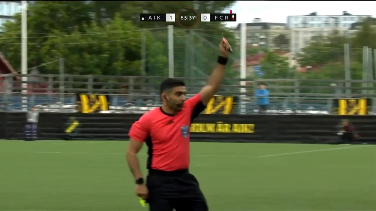 Två röda kort när AIK slog Rosengård