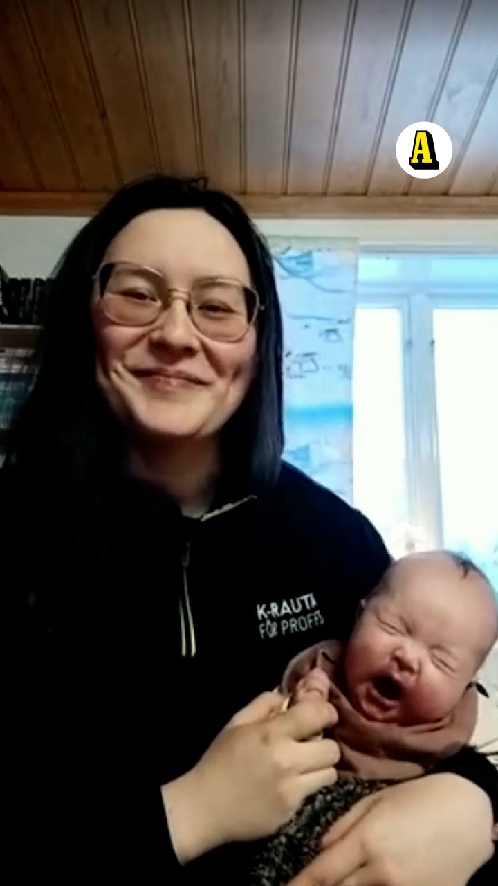 Elle-Aila är byn Vettasjärvis första barn – på 55 år