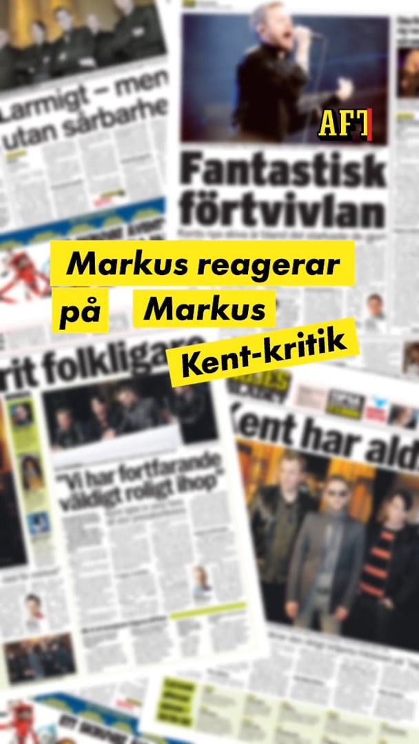 Markus Larsson om sina egna Kent-recensioner