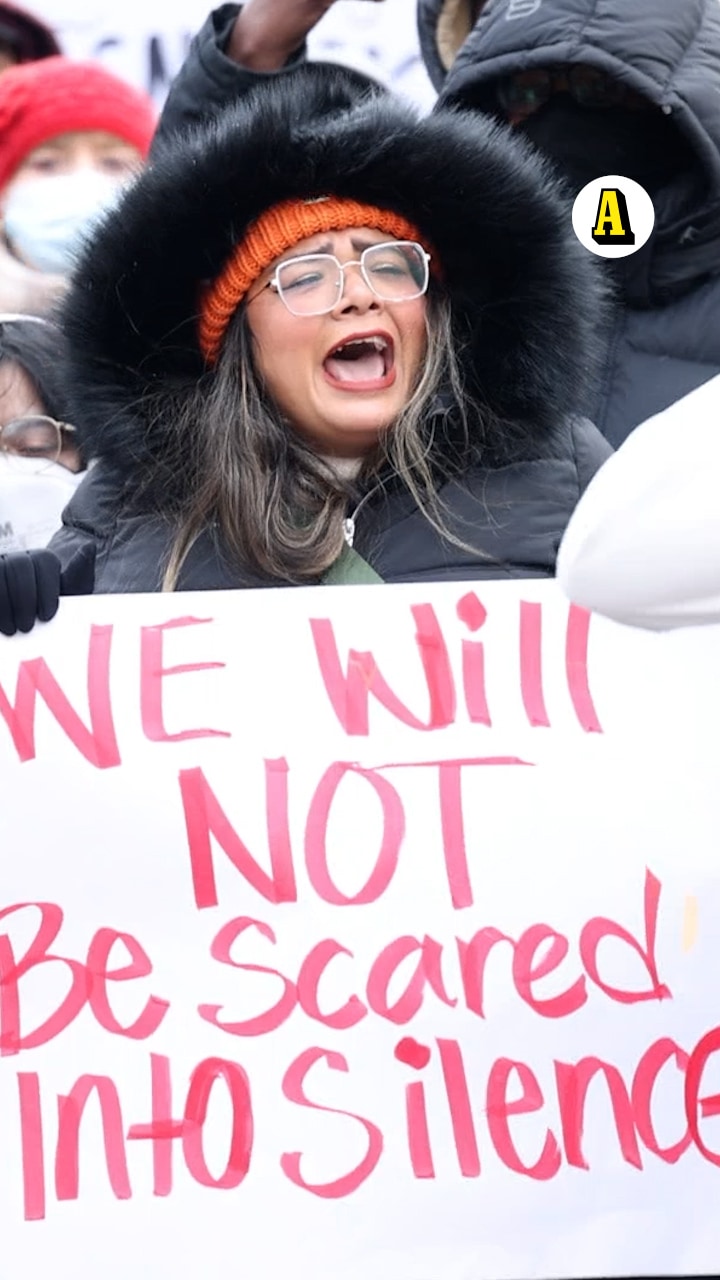 Protesterar mot ICE i Minneapolis: "De vill visa sin makt"