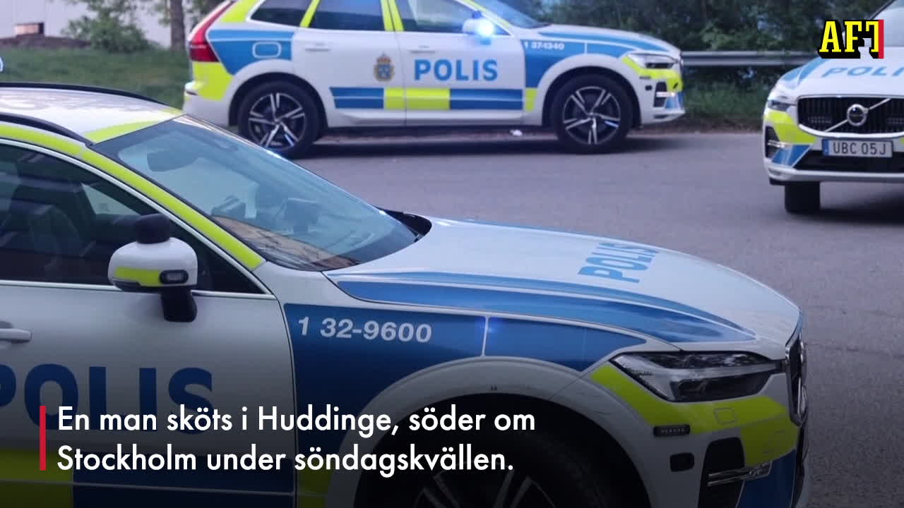 Man skjuten söder om Stockholm