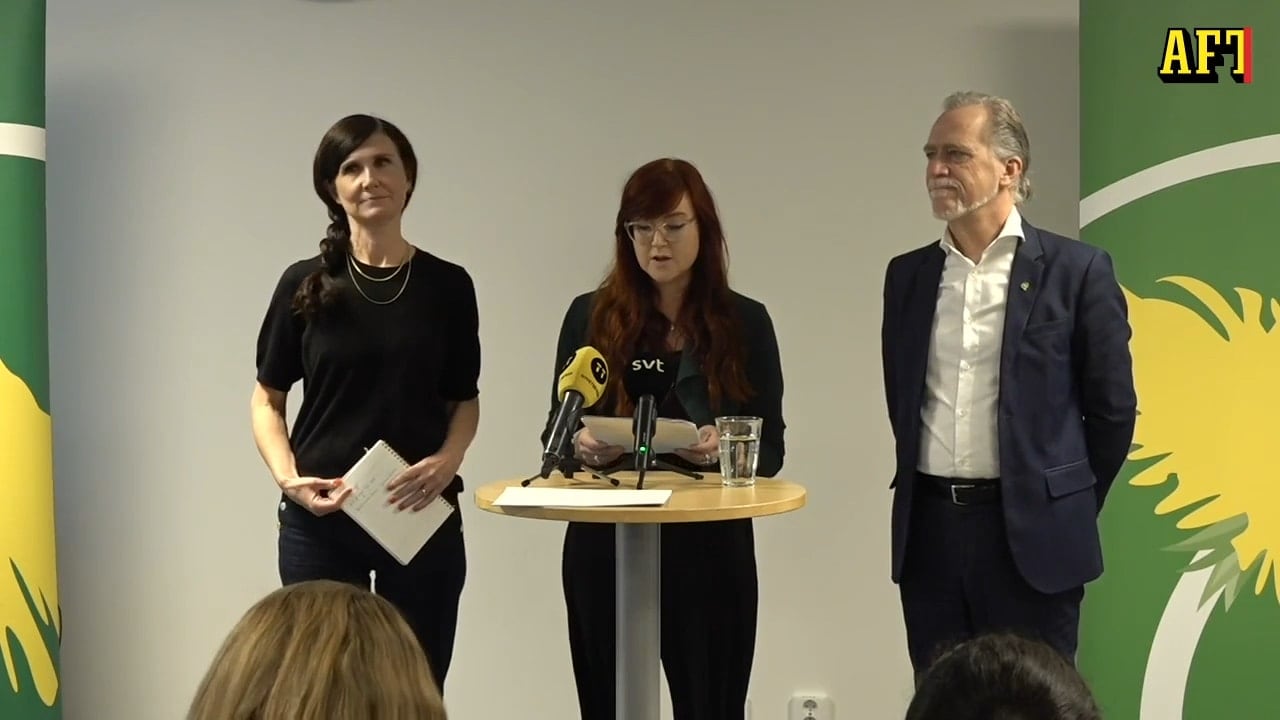 Här presenterar Miljöpartiet nya språkrörskandidaten