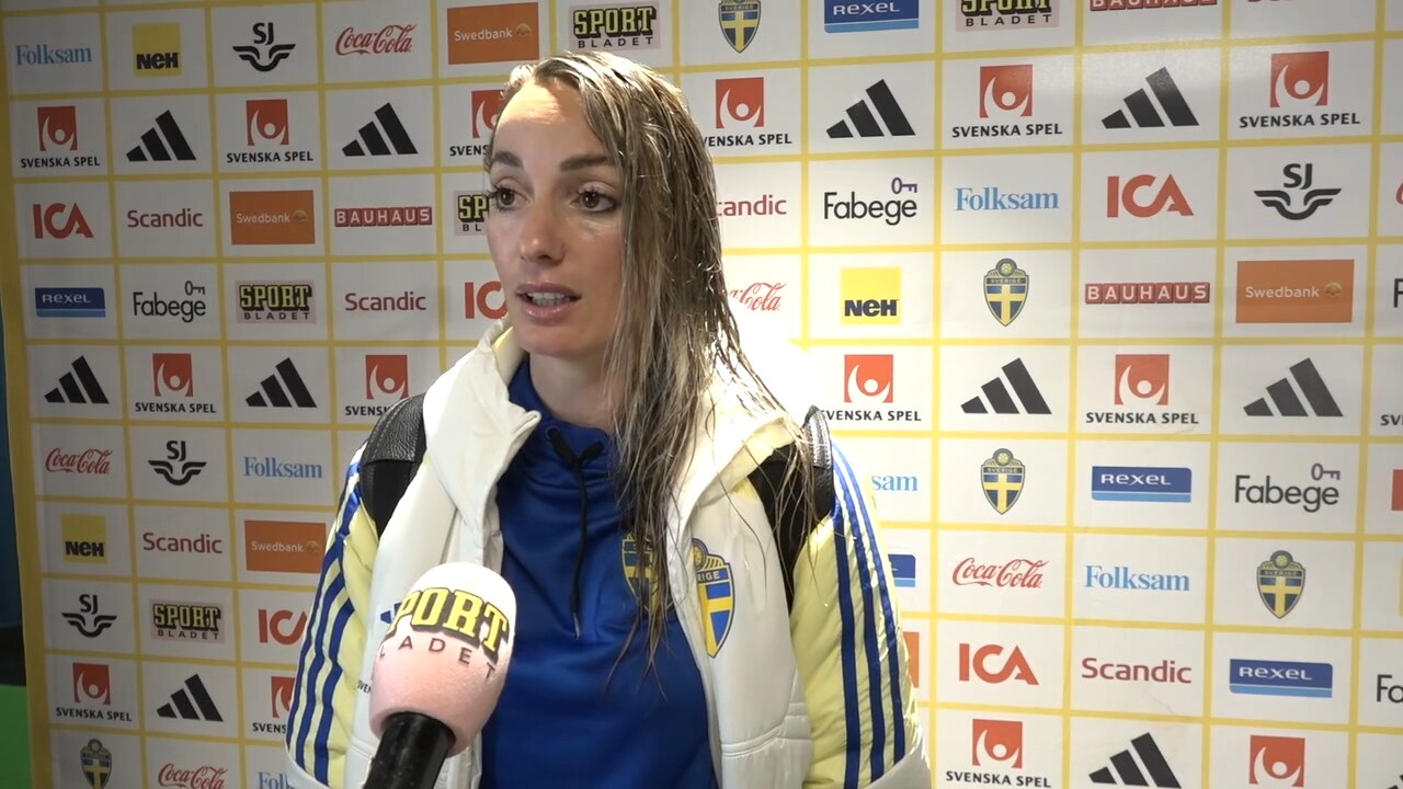 Asllani efter krysset mot Italien i OS-kvalet