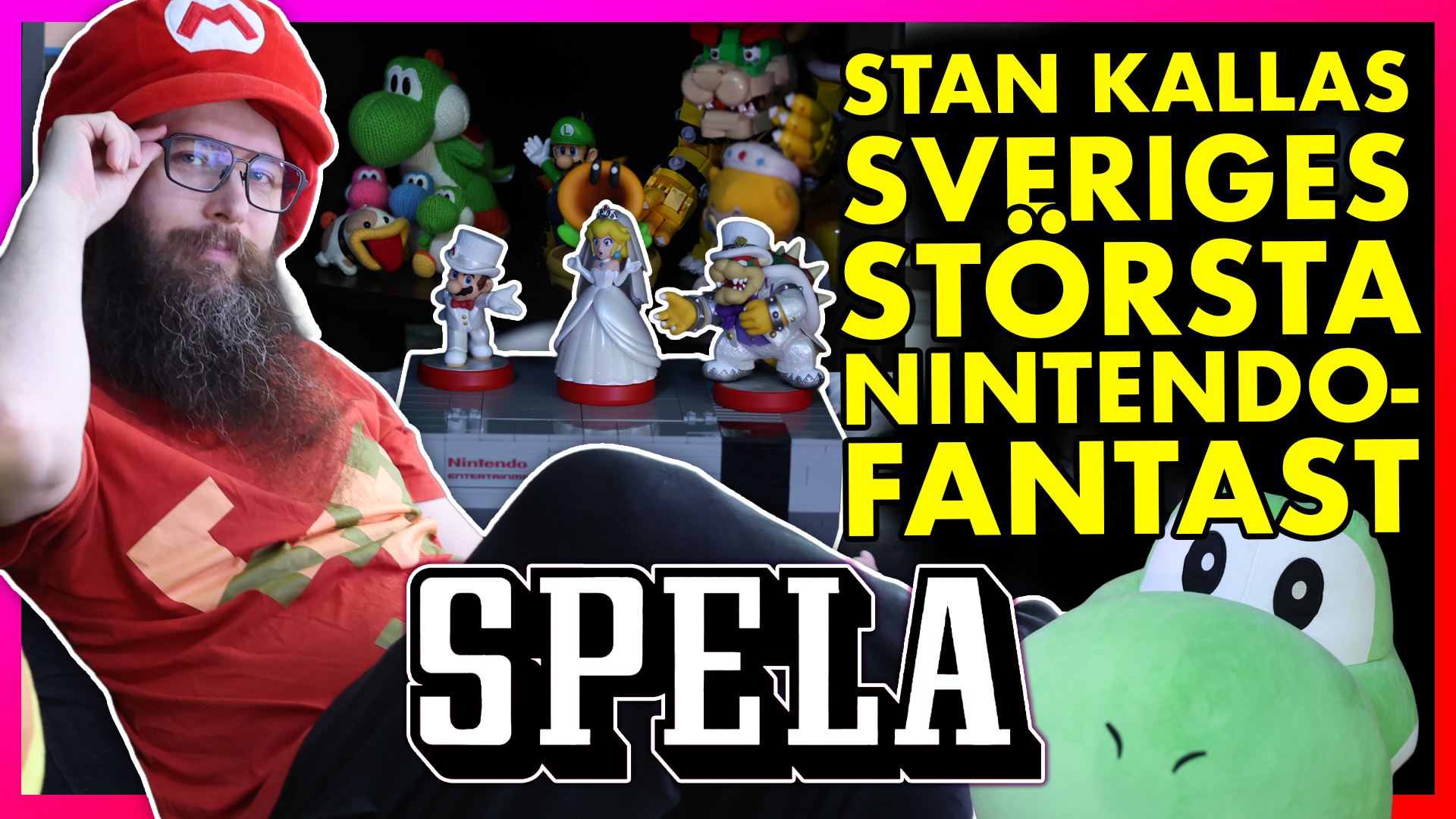 Har lagt miljoner på Nintendoprylar