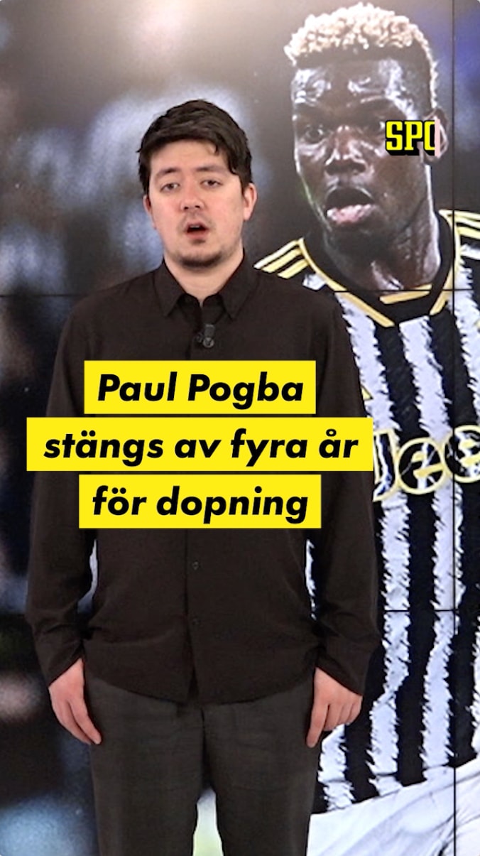 Paul Pogba stängs av fyra år för dopning.