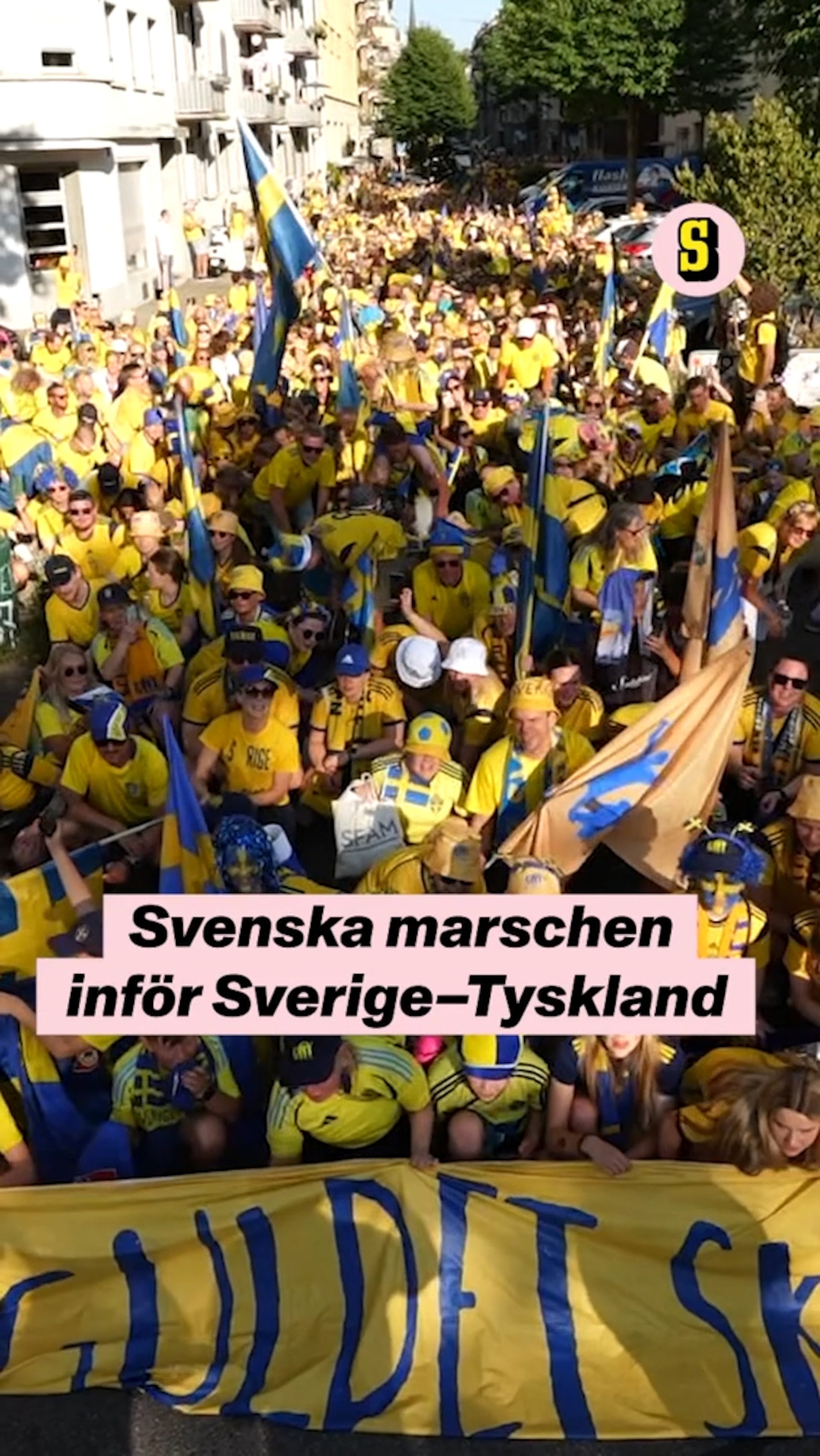 Svenskarna tar över gatorna i Schweiz