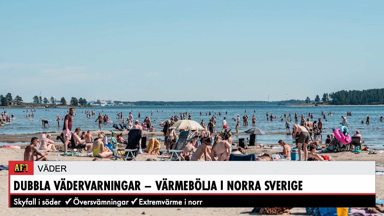 Meteorologens uppmaning: ”Ta ett dopp”
