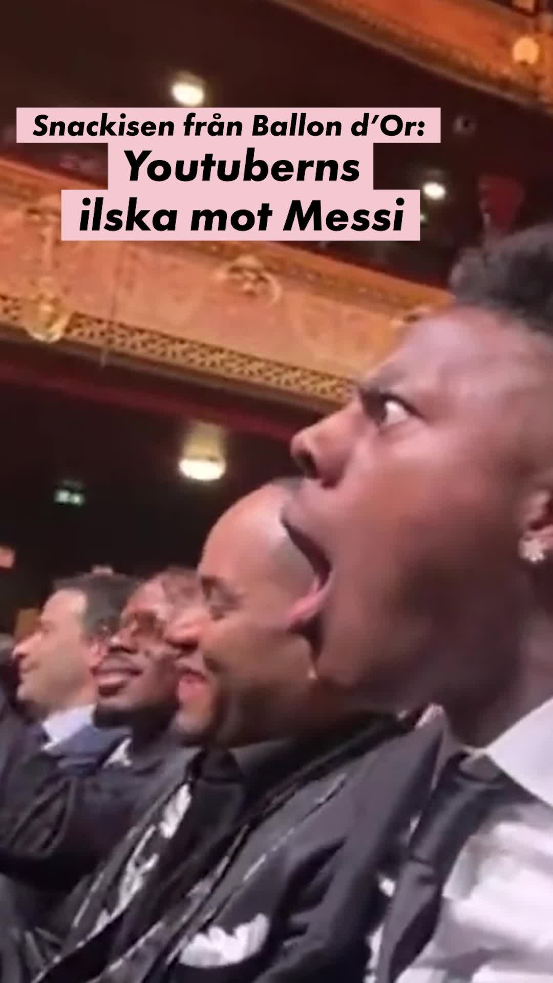 Youtuberns ilska mot Messi