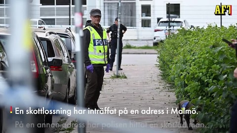 Man skottskadad i Malmö – polisen på plats